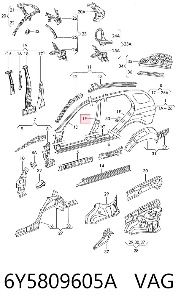  6Y5809605A VAG
