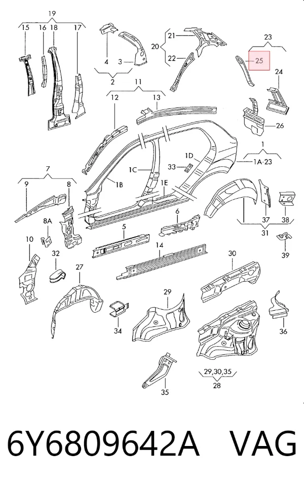  6Y6809642A VAG