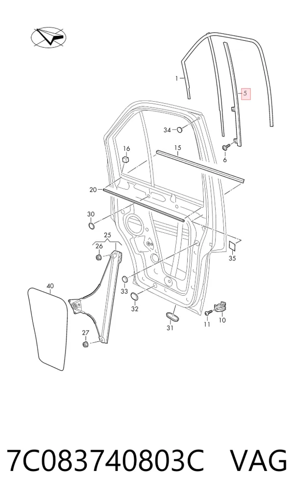  7C083740803C VAG
