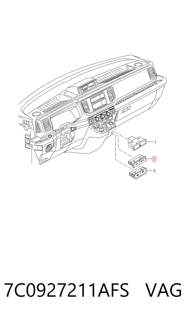  7C0927211AFS VAG