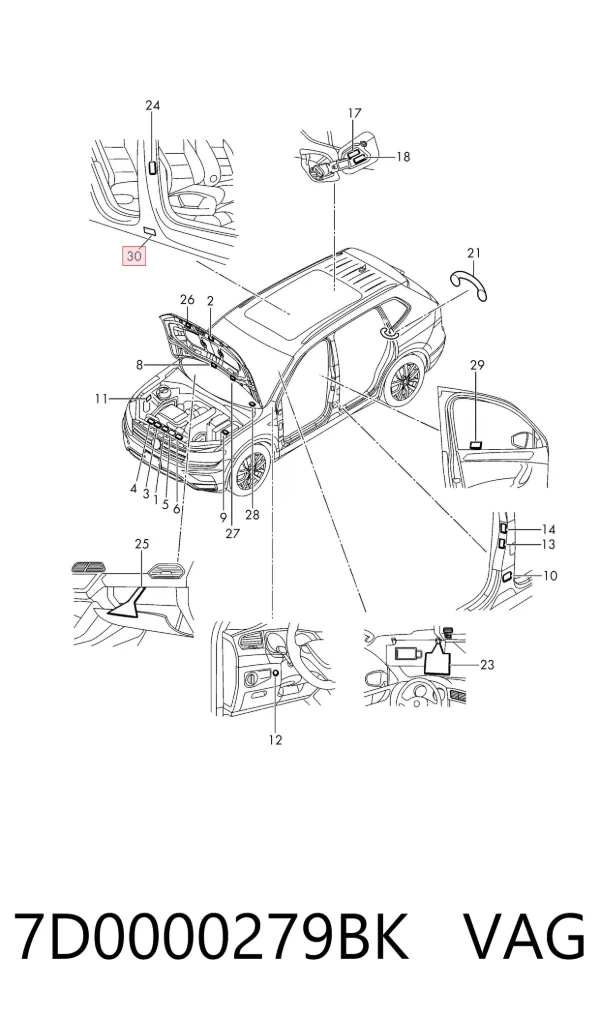  7D0000279BK VAG