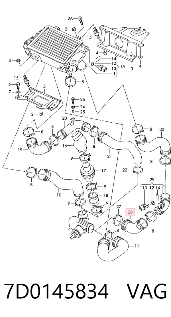  7D0145834 VAG