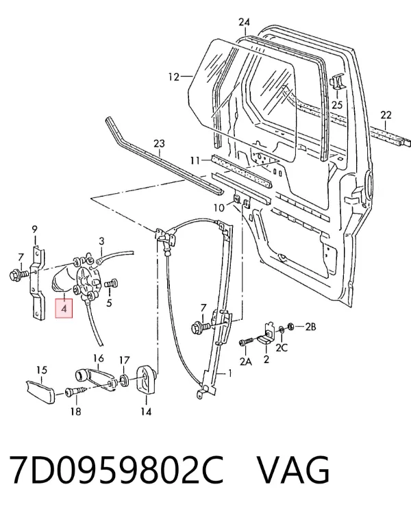  7D0959802C VAG