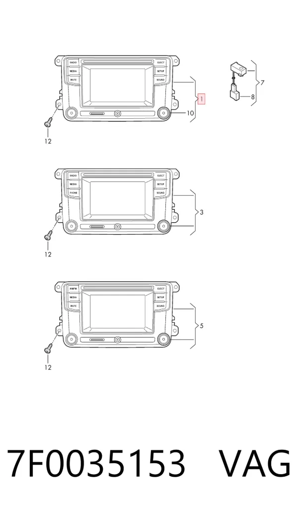  7F0035153 VAG