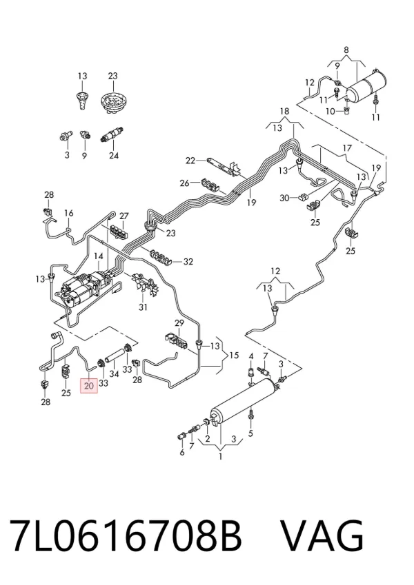  7L0616708B VAG
