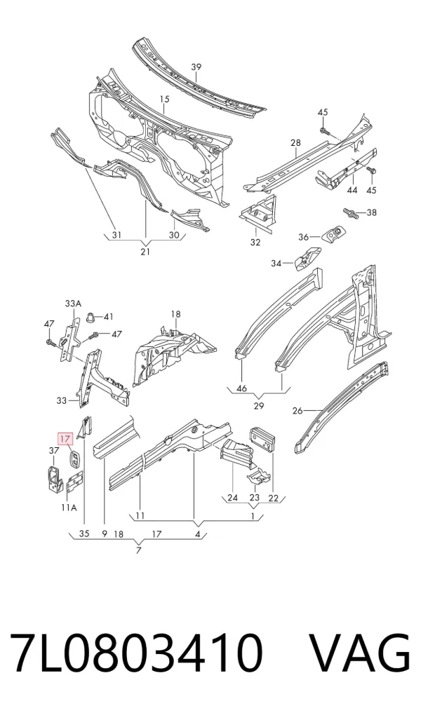  7L0803410 VAG