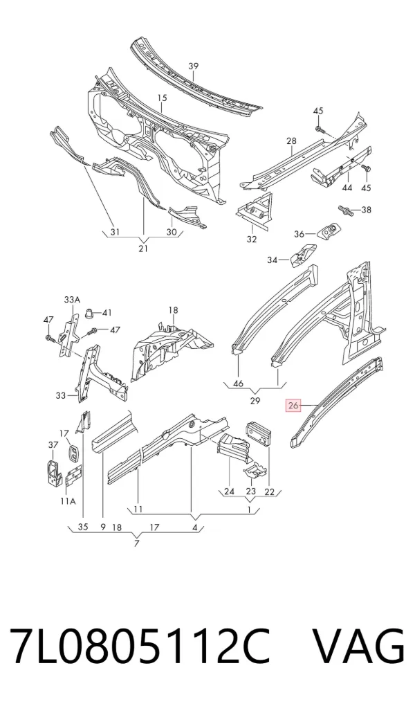  7L0805112C VAG