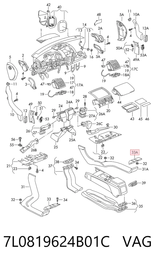  7L0819624B01C VAG