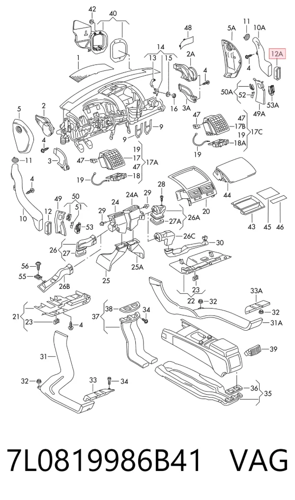  7L0819986B41 VAG