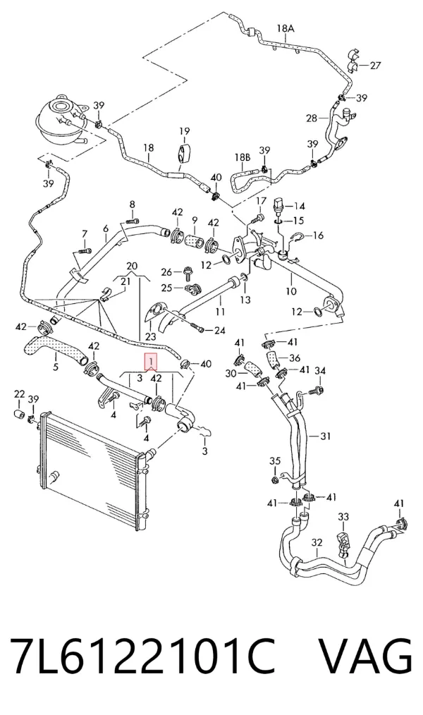  7L6122101C VAG