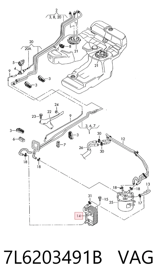  7L6203491B VAG