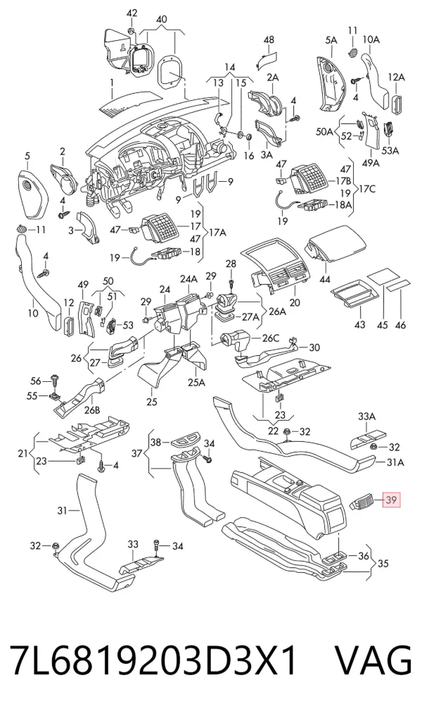  7L6819203D3X1 VAG