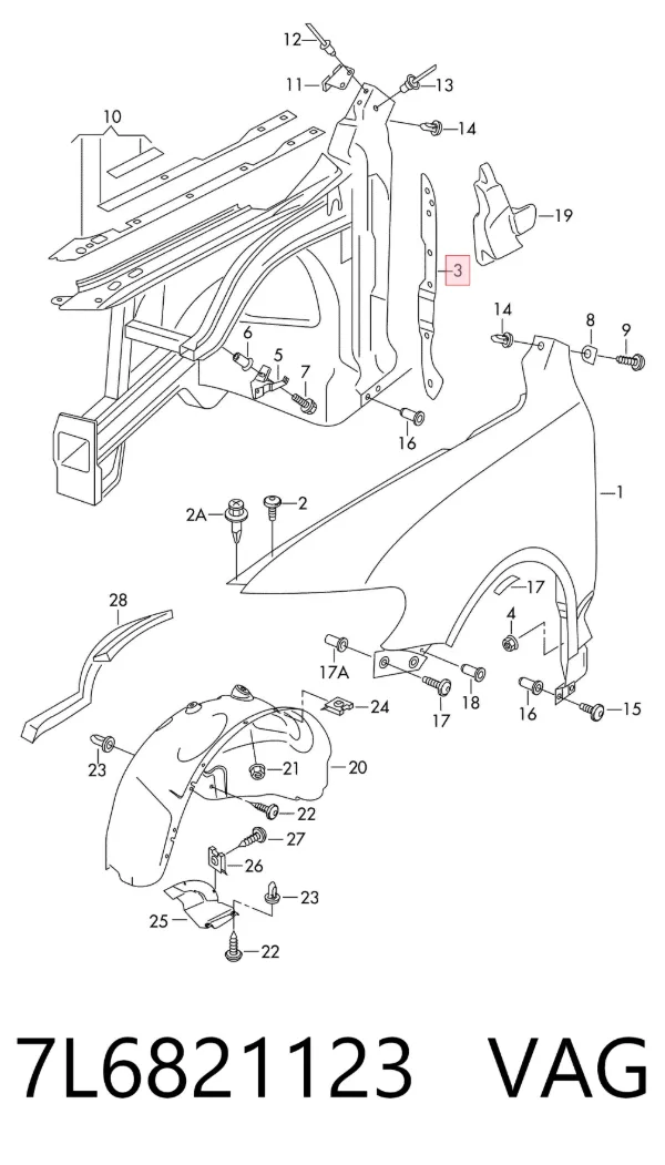  7L6821123 VAG