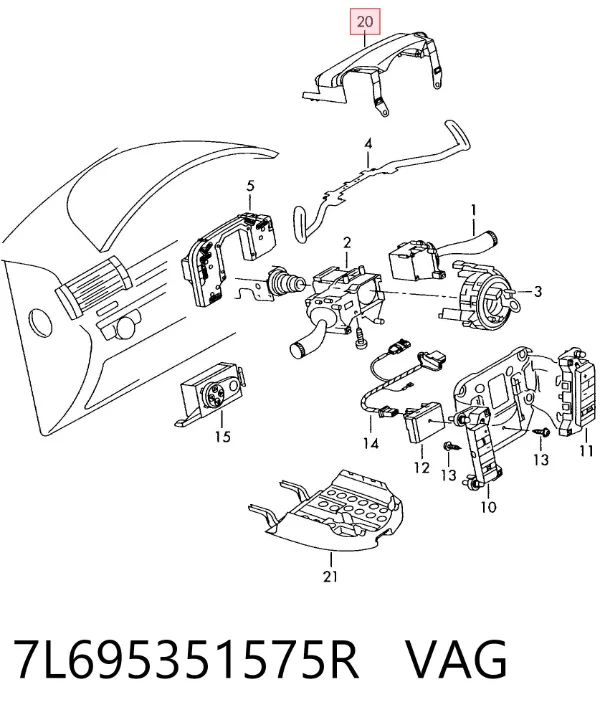  7L695351575R VAG