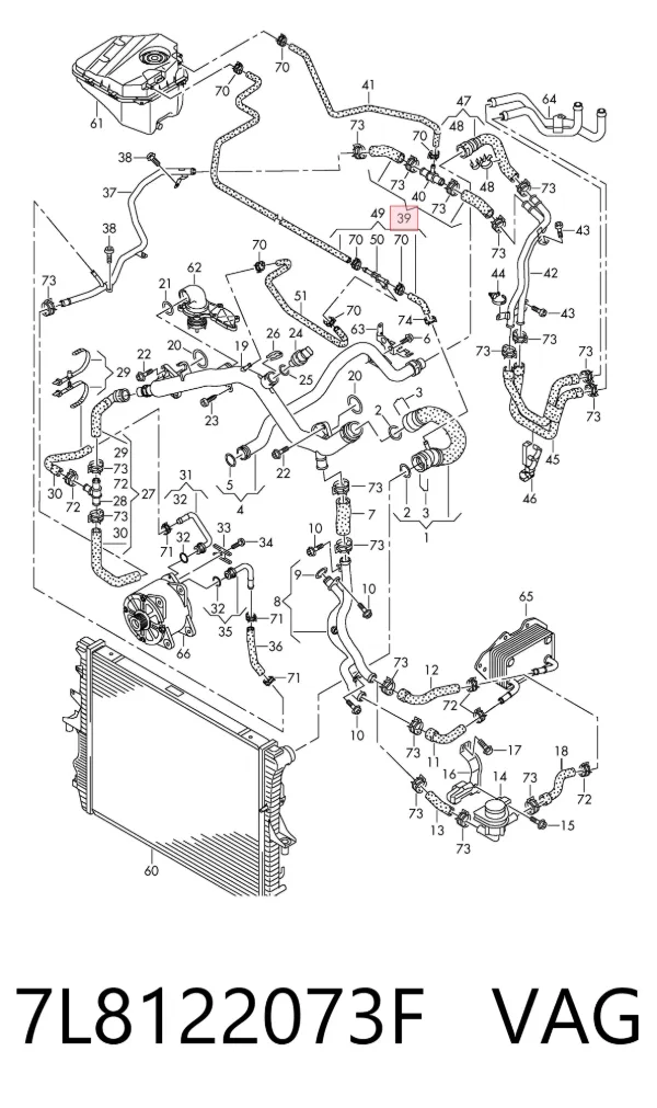  7L8122073F VAG