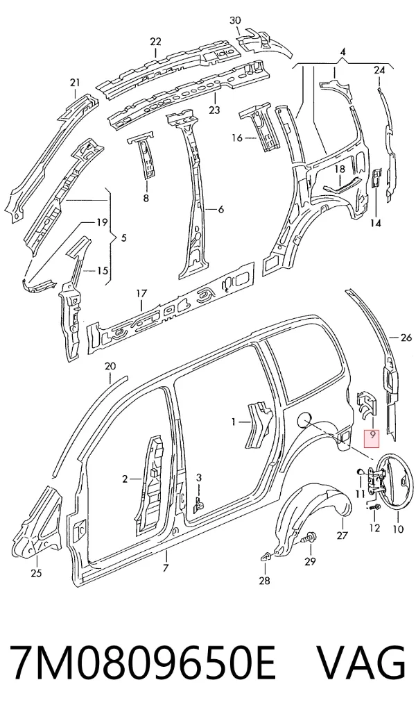  7M0809650E VAG