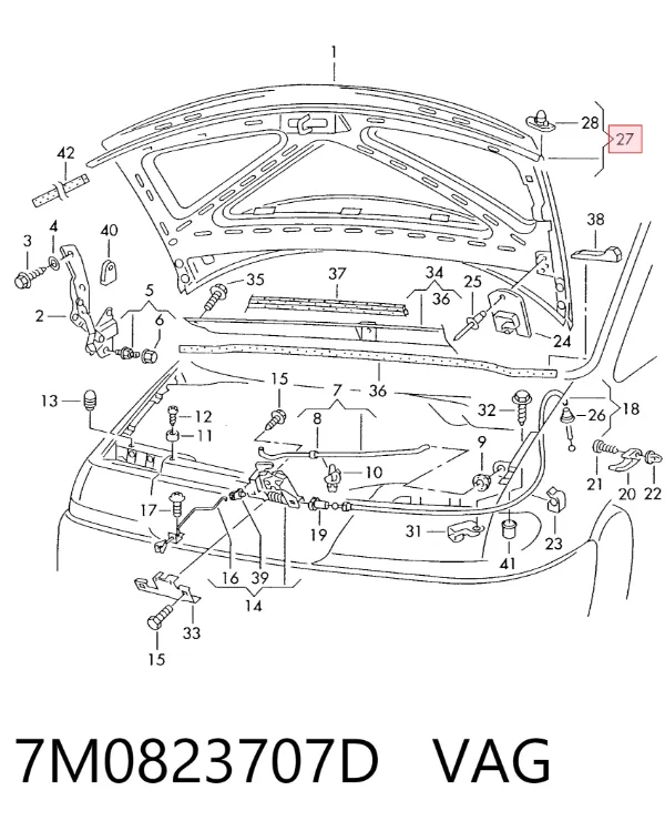  7M0823707D VAG