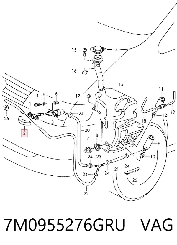  7M0955276 VAG