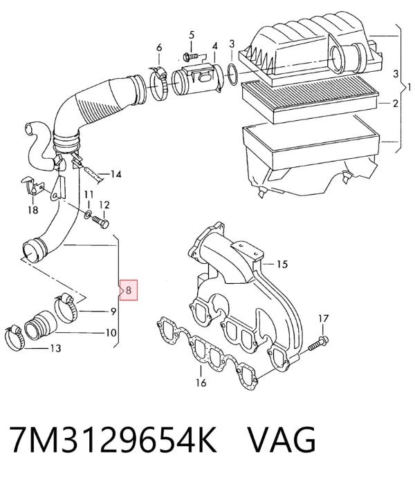  7M3129654K VAG
