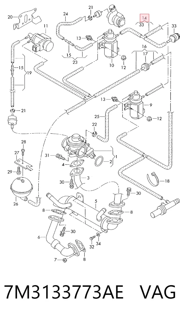 7M3133773AE VAG