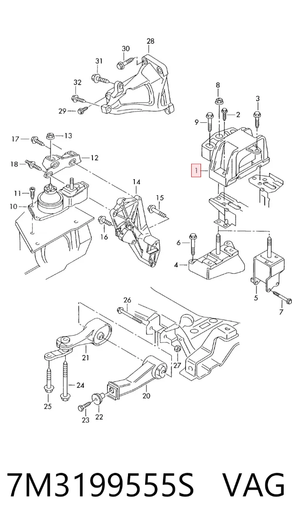  7M3199555S VAG
