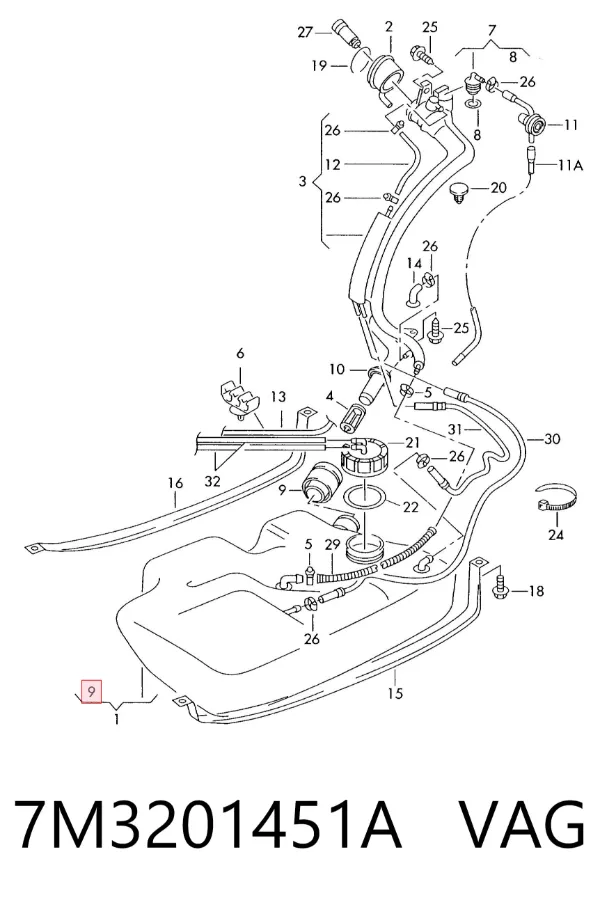  7M3201451A VAG
