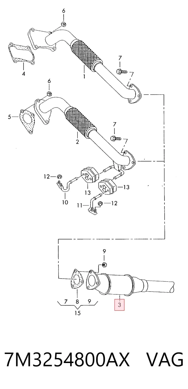  7M3254800AX VAG
