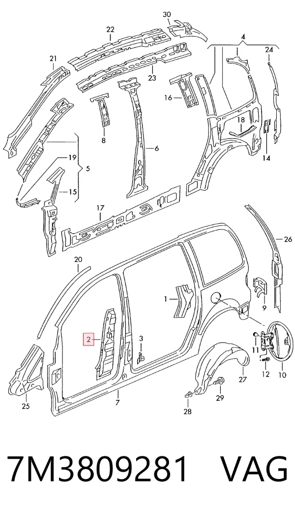  7M3809281 VAG
