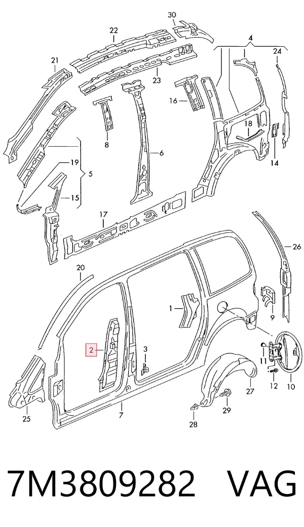 7M3809282 VAG