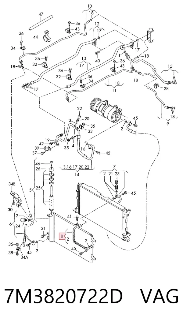  7M3820722D VAG