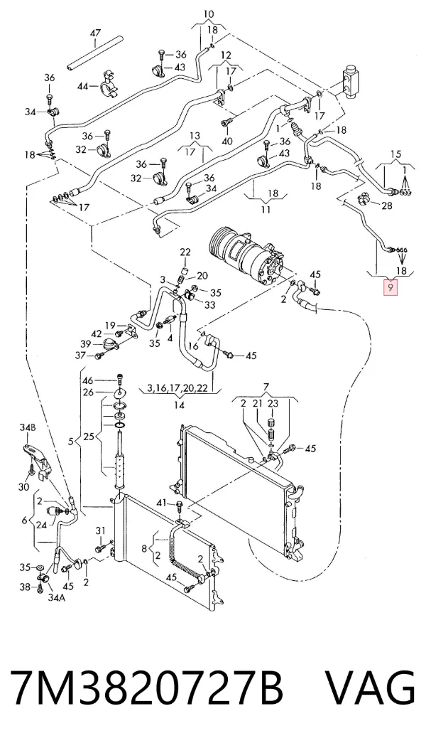  7M3820727B VAG