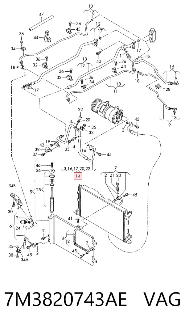  7M3820743AE VAG