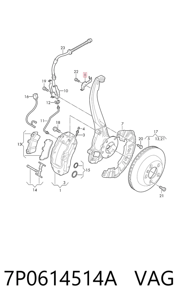  7P0614514A VAG