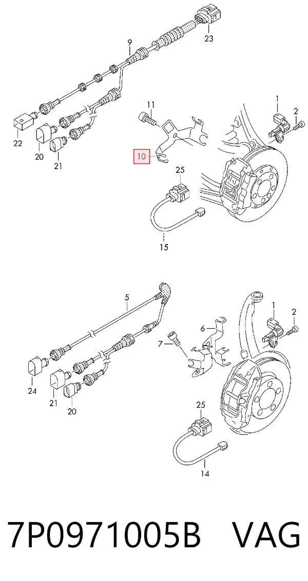  7P0971005B VAG