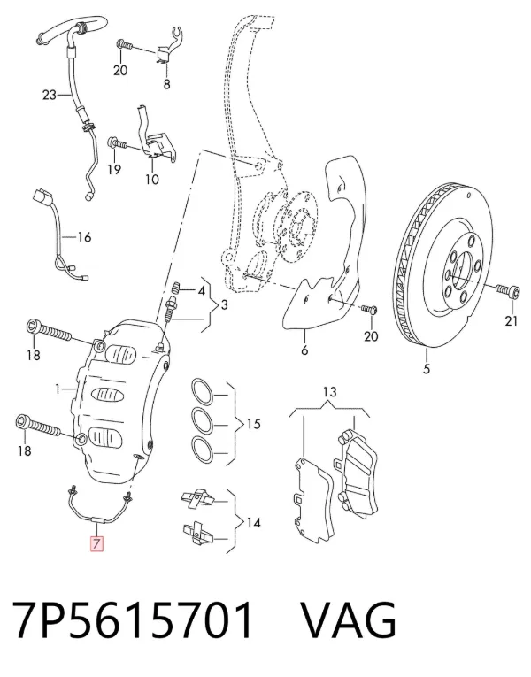  7P5615701 VAG