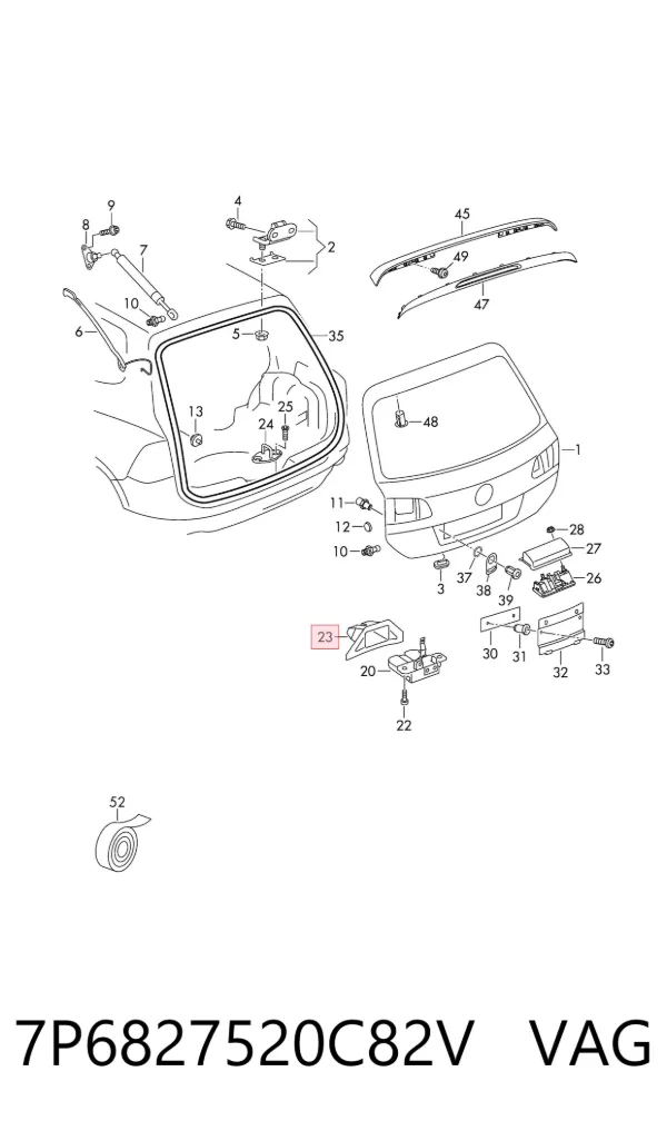  7P6827520C82V VAG