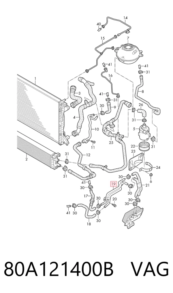  80A121400B VAG