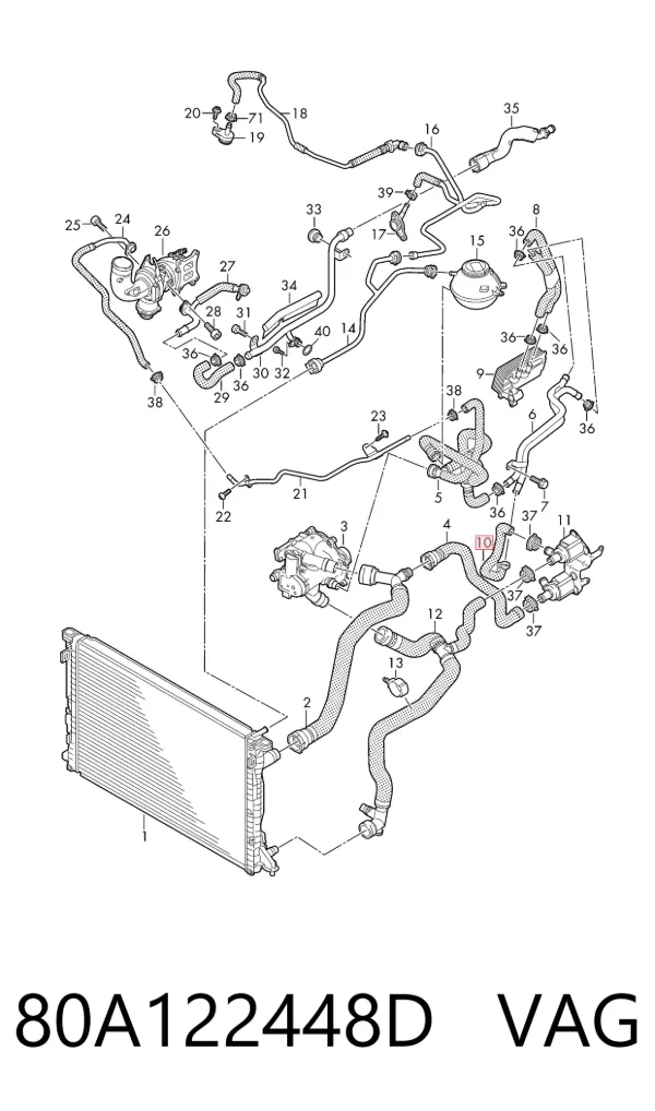  80A122448D VAG