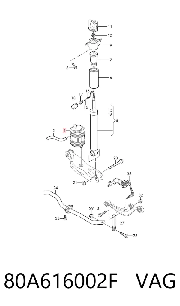  80A616002F VAG