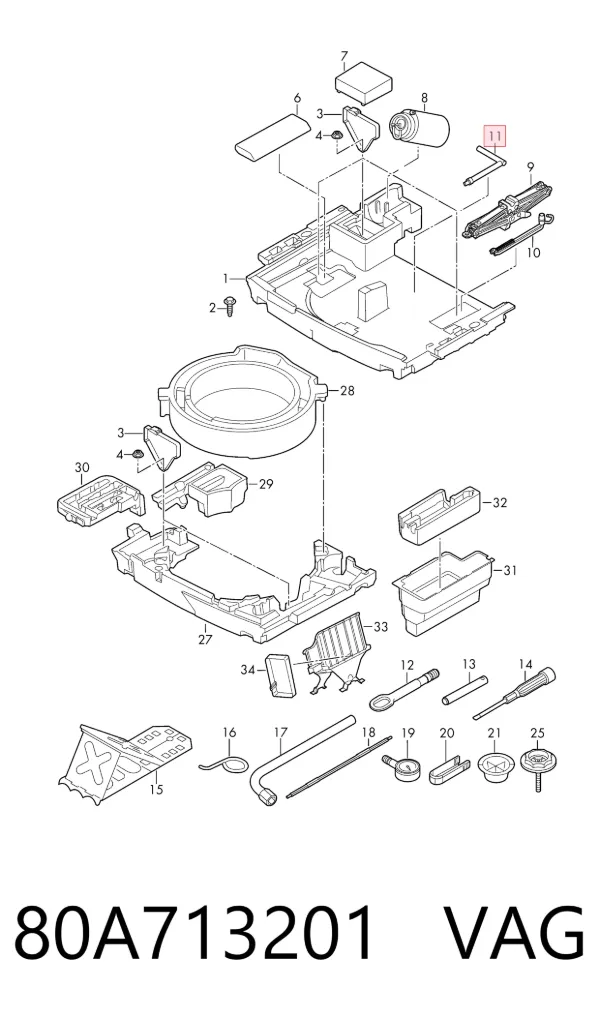  80A713201 VAG