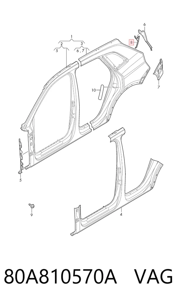 80A810570A VAG