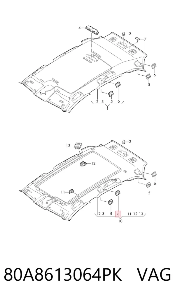  80A8613064PK VAG