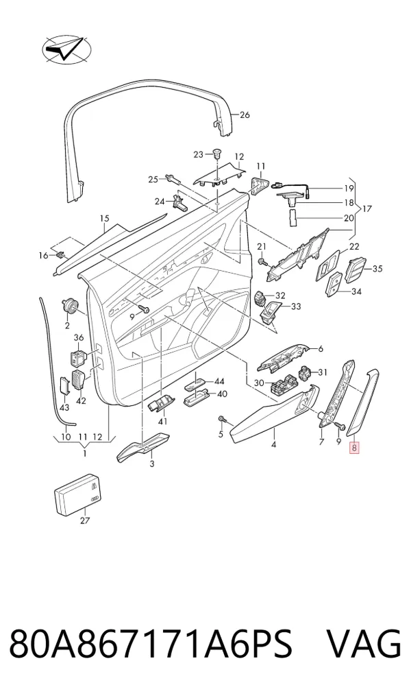  80A867171A6PS VAG