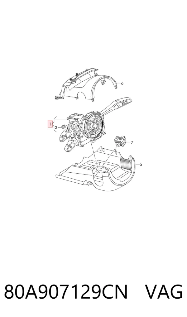  80A907129CN VAG