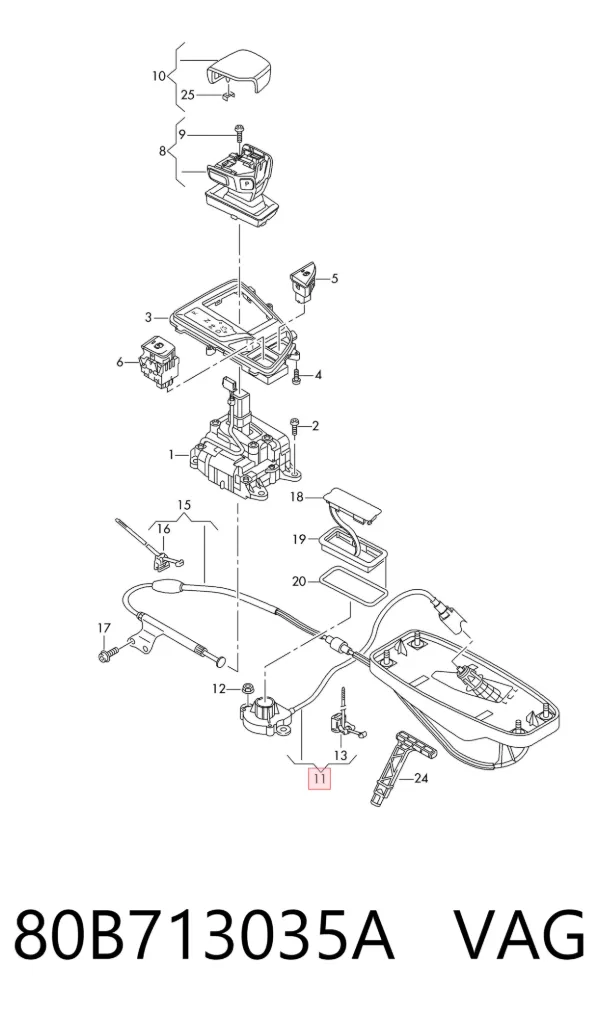  80B713035A VAG
