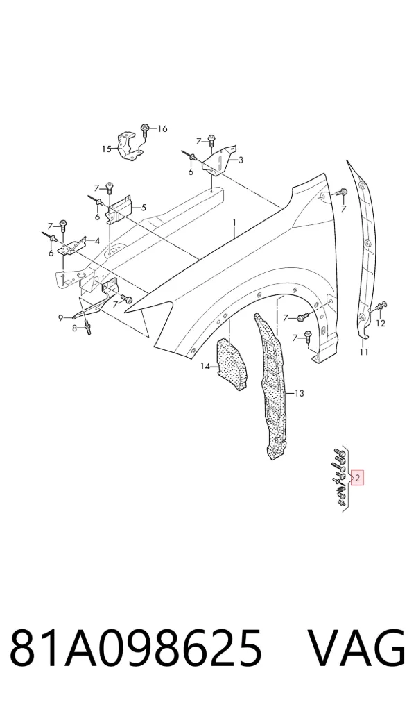  81A098625 VAG