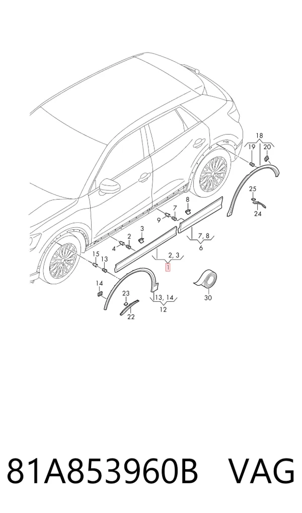  81A853960B VAG