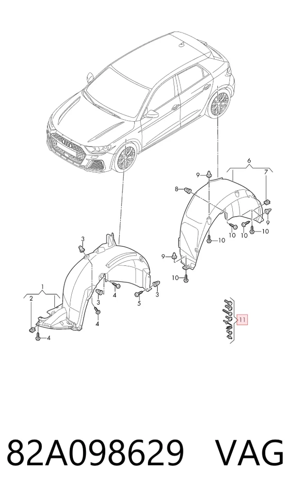  82A098629 VAG