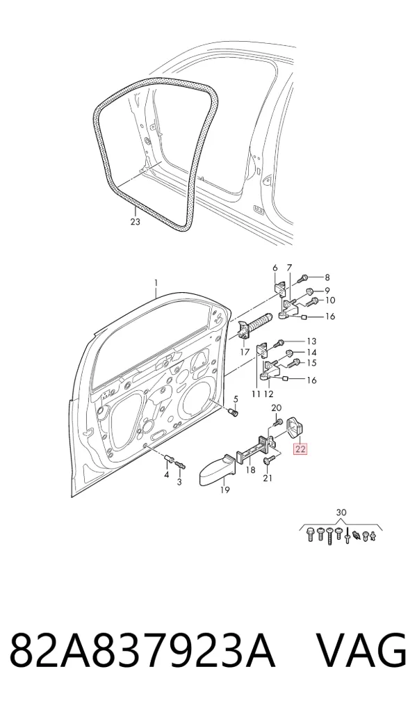 82A837923A VAG