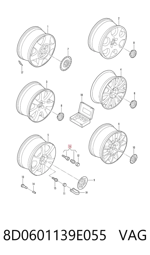  8D0601139E055 VAG